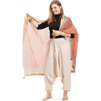 Šátek Sarong / šátek JALA / červeno-béžový