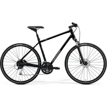 Merida CROSSWAY 100 Glossy Black(Matt Silver) 2023 Velikost: L(55), Rok: 2023