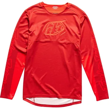 Cyklistika Dres Troy Lee Designs SPRINT LS ICON FIRE ORANGE (32392904)
