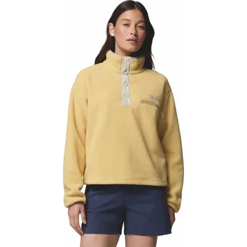 Dámská mikina Columbia Helvetia II Cropped Half Snap Fleece W 2092231715 - sand dune/dark stone/ancient fossil XS