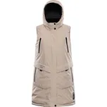 Alpine Pro HARDA 2 NEUTRÁLNÍ / ZEMITÁ DÁMSKÁ VESTA S MEMBRÁNOU PTX M