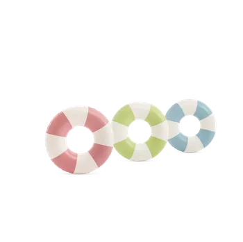 Nafukovací kruh Coastal Cabana pruhovaný 91 cm