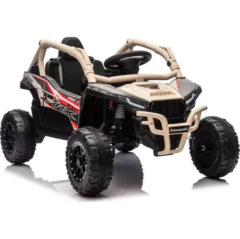 Dětské elektrovozidlo Dětské elektrické auto KAWASAKI JS330 24V, černo‑béžové