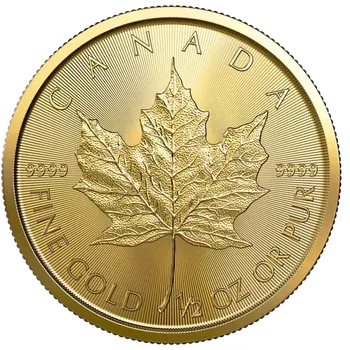 Royal Canadian Mint Zlatá investiční mince Maple Leaf 1/2 Oz | 15,55 g