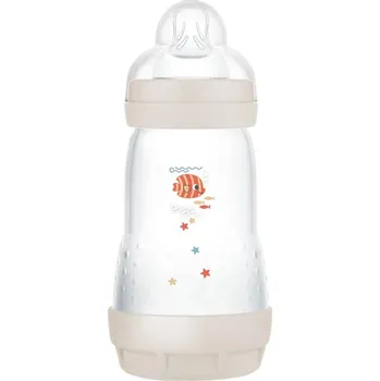 Kojenecká láhev MAM LAHEV ANTI-COLIC 260 ml, béžová