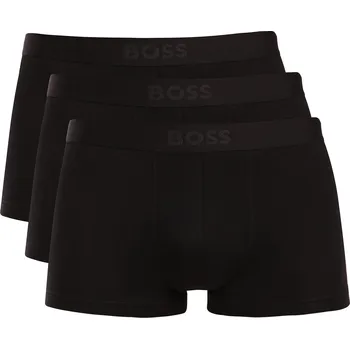 Boxerky 3PACK pánské boxerky BOSS černé (50544263 002) S Možnost vrácení zboží ZDARMA do 120 dnů!
