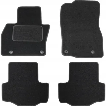 autokoberec Koberce do auta pro Mazda CX-80 od roku 2024, 4 ks, 5místné, velurové, textilní, černé