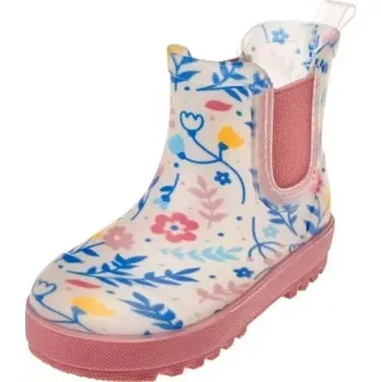 Dívčí holínky Dětské holinky nízké Playshoes květ louka