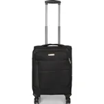 Malý palubní kufr na kolečkách s expandérem 50l Worldline 620 černá