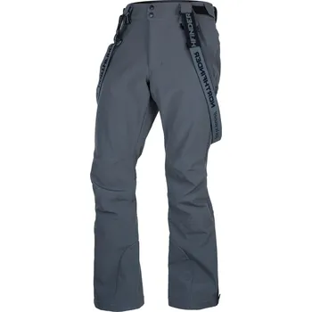 Pánské kalhoty Northfinder Pánské lyžařské softshellové kalhoty ERASTUS, šedá,