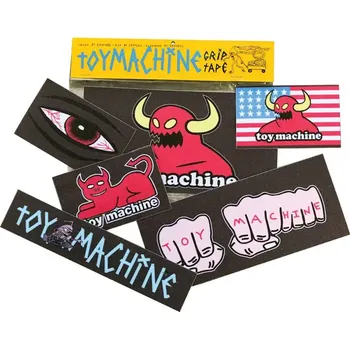 Příslušenství pro koloběžku Toy Machine - Insecurity Griptape Stickers Single-Pack Black - Sada samolepek
