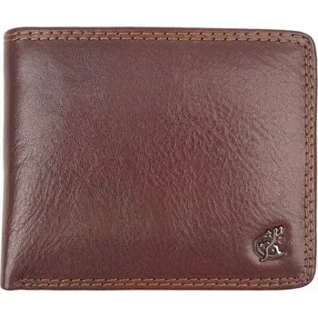 Peněženka Malá pánská kožená peněženka Cosset 4405 Komodo hnědá