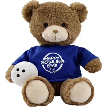 Bowling PLYŠOVÝ MEDVĚD HAPPY BOWLING 35 CM