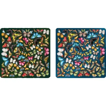 Puzzle Oboustranné dřevěné puzzle Curiosi Double: motýli 165 dílků