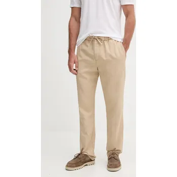 Pánské kalhoty Kalhoty s příměsí lnu Frescobol Carioca 2602.839 béžová 08X, vel. 32