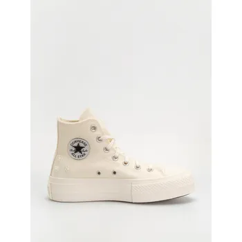 Dámská běžecká obuv Converse Chuck Taylor All Star Lift Hi (egret/egret/black) 37, béžová