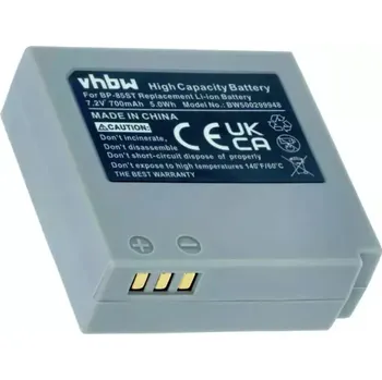 VHBW Baterie Samsung BP-85ST 700mAh 7.2V Li-Ion, kvalitní akumulátor pro digitální kamery, nahrazuje originál