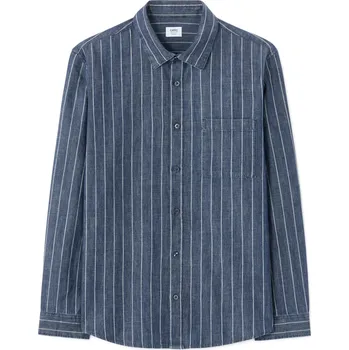 Celio Košile Nachambr 1186565 Tmavě modrá M