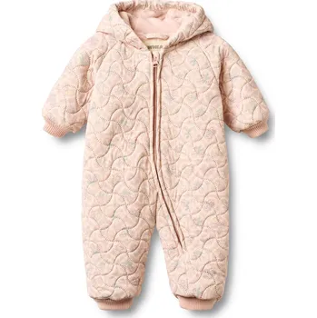 dívčí zimní kombinéza Dětská termo kombinéza CUDDLE WHEAT - heart flowers Velikost: 80