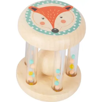 dřevěná chrastítko‑rolnička medvídek