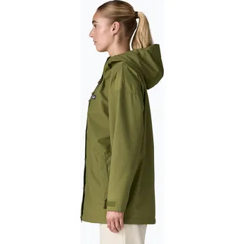 Dámská větrovka Dámská nepromokavá bunda Patagonia Outdoor Everyday Rain caper green