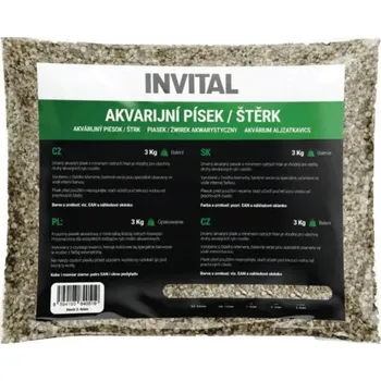 INVITAL Akvarijní křemičitý písek 1-3 mm 3 kg