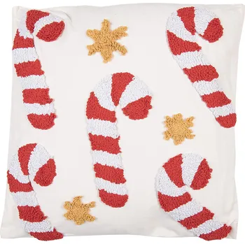 Polštář Clayre & Eef - Polštář s výplní CANDY CANE KG023.134