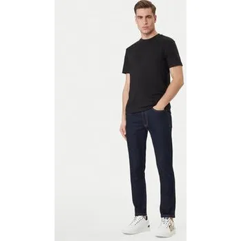 Dámské oblečení Versace Jeans Couture Jeansy 80GAB5K0 DW042 Tmavomodrá Skinny Fit 40