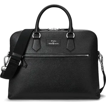 Kabelka Kožená taška Polo Ralph Lauren, ONE SIZE, černá, 99X