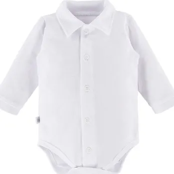 Eevi Body košile úplet Ceremony dlouhý rukáv BÍLÁ - 74