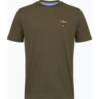 Pánská móda Pánské tričko Aeronautica Militare TS1580UJ00372 dark green