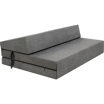 Pohovka Skládací matrace a pohovka SUZI COMFORT TRINITY 121 cm tmavě šedá