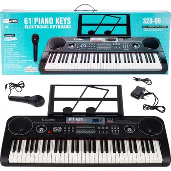 Hudební nástroj pro děti Elektronické varhany 61 kláves + mikrofon