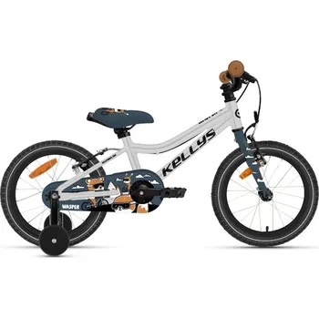 Dětské kolo Kellys Dětské kolo Wasper Neo 16" 10.0 Silver Grey - 9" (100-110 cm)