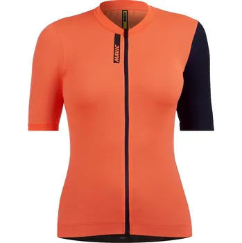 Cyklistické oblečení Dres Mavic Essential W CORAL DEEP BLUE (T000143) Velikost: L