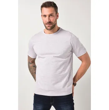 Pánské tričko JP1880, Plus size Tričko JP1880, krátké rukávy, melanž žerzej, do 8XL pro plnoštíhlé nadměrná velikost, 846681174-1455, nachový, 6XL, Plus size oblečení, Oblečení pro vysoké muže, Nadměrné velikosti, Oblečení pro plnoštíhlé.