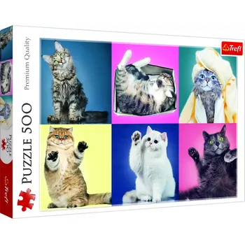 Dětské zboží Trefl Koťátka koláž 37377 500 dílků