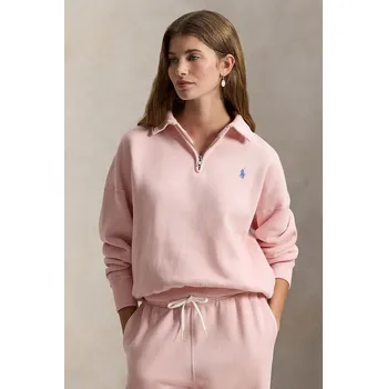 Dámská mikina Mikina Polo Ralph Lauren 211B18685 růžová 39X, vel. XXS