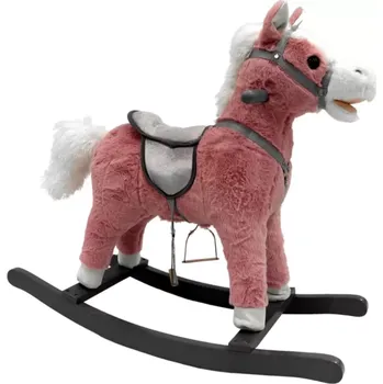 Houpací kůň Houpací kůň 74 cm se zvuky – růžový