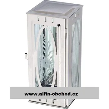 Smuteční dekorace Svítilna na pomník závěsná velká - výstřih ovál