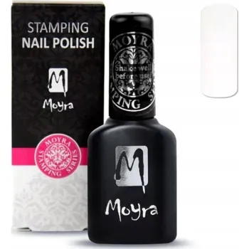 Lak na nehty Moyra lak na razítka SMART 02 bílý 12 ml