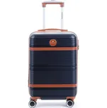 Malý palubní kufr do letadla s expandérem ABS 40 l Worldline 629 černá