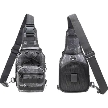 WARAGOD Soldat assault S crossbody taška, snake grey black