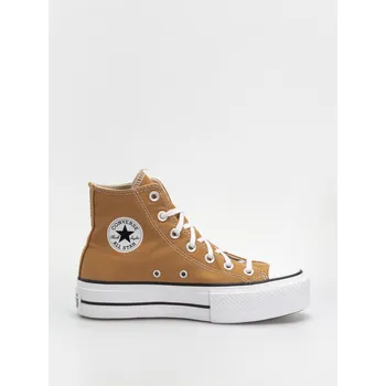 Dámská běžecká obuv Converse Chuck Taylor All Star Lift Hi (honey stick/white/black) 39, hnědá