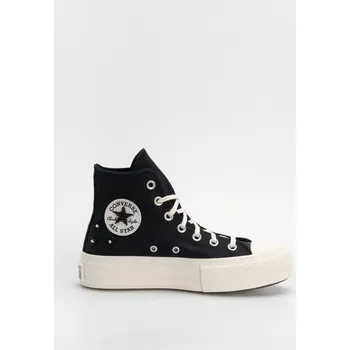 Dámská běžecká obuv Converse Chuck Taylor All Star Lift Hi (black/black/egret) 40, černá