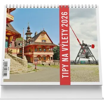 Kalendář Stolní kalendář Tipy na výlety 2026 kalendář