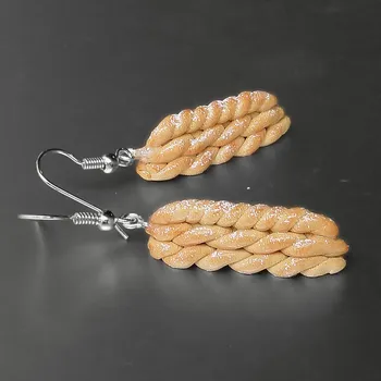 Náušnice CircusMind Sladké náušnice Fimo - vánočky S2264