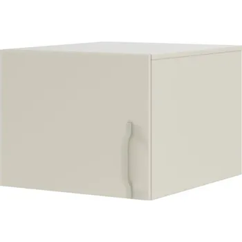 Šatní skříň BRN5 Nástavec na skříň, kolekce BRAGA- kašmír, kovové úchyty, 50 x 40 x 60,5 cm