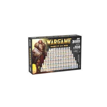 AK-Interactive AK Wargame Paint It All Box 108 Colors 3Gen