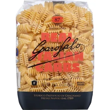 Garofalo gragnano igp sušené bezvaječné těstoviny radiatori 500g